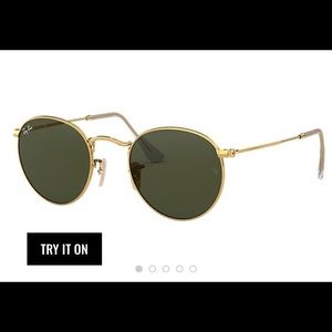 Ray-Ban via valcozzena round sun glasses